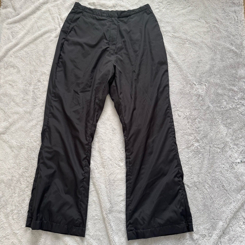 Lands’ End Women’s Black Lightweight Insulated Snow Ski Pants‎ Size 12